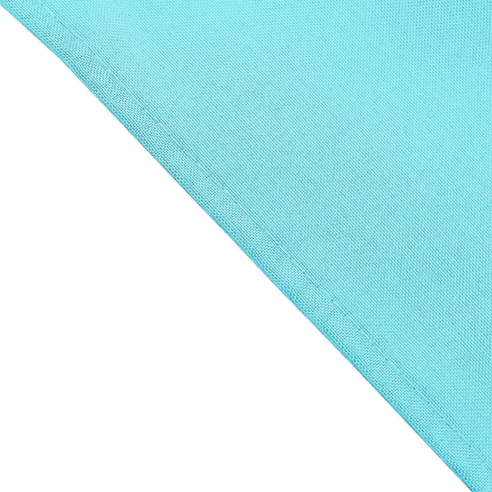 5 Pack Polyester 17"x17" Napkins Light Blue - Durable & Wrinkle Resistant Dinner Napkins - NestOCart