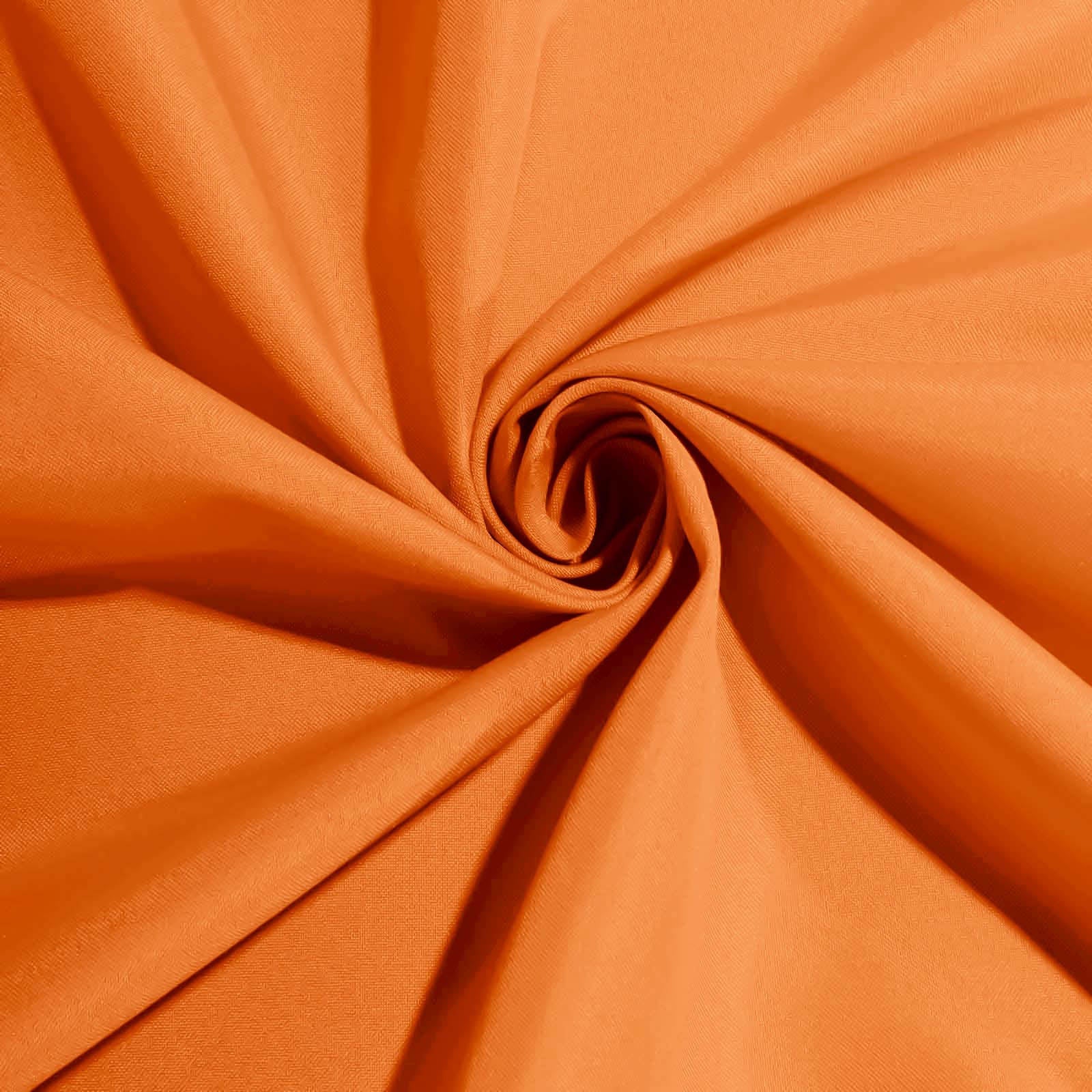 5 Pack Polyester 17"x17" Napkins Orange - Durable & Wrinkle Resistant Dinner Napkins - NestOCart