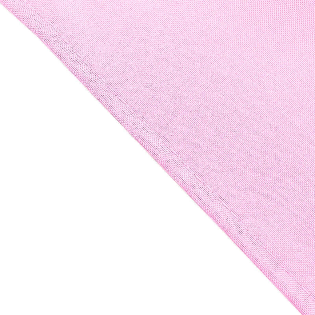 5 Pack Polyester 17"x17" Napkins Pink - Durable & Wrinkle Resistant Dinner Napkins - Bell Racket Store