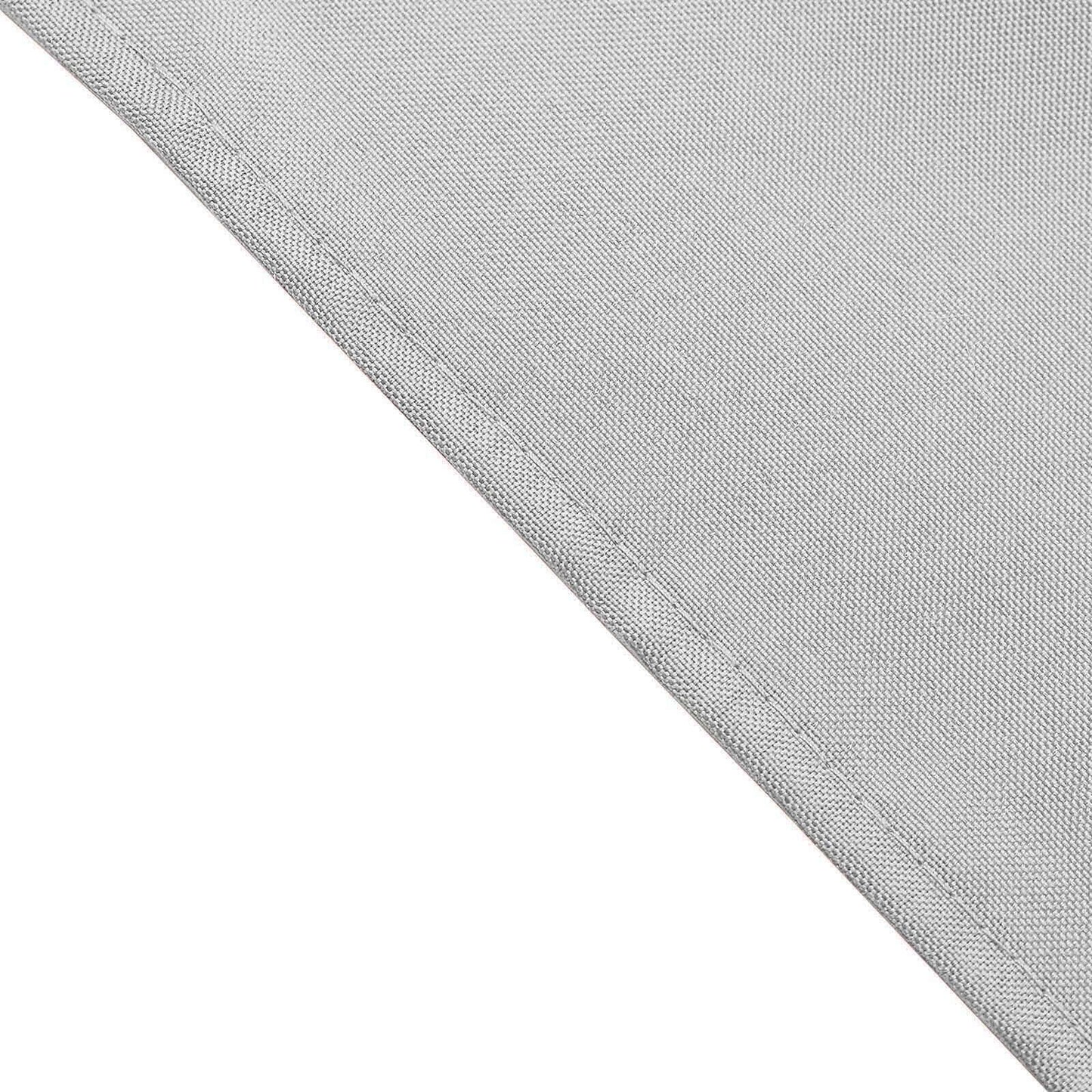5 Pack Polyester 17"x17" Napkins Silver - Durable & Wrinkle Resistant Dinner Napkins - NestOCart