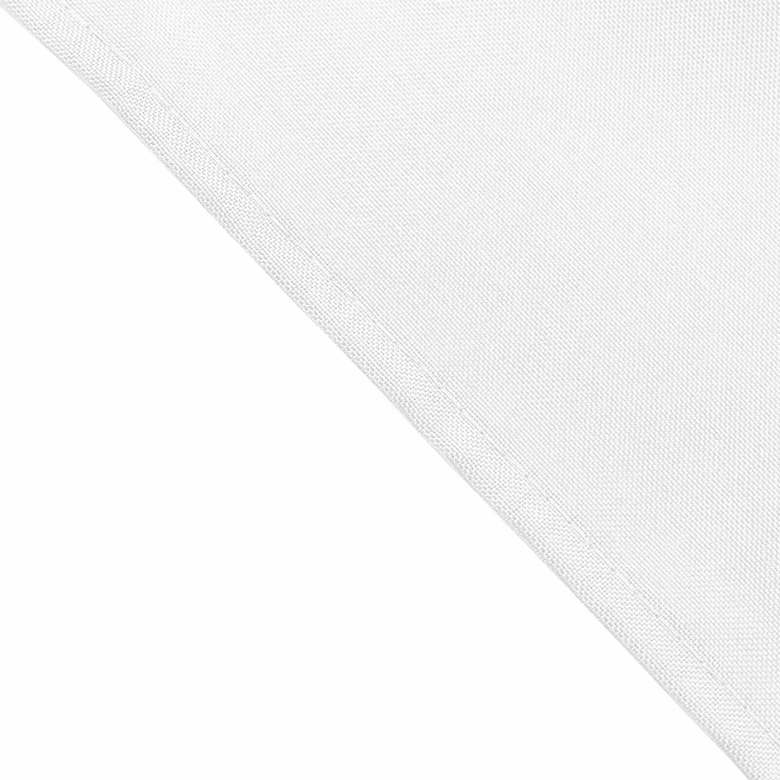 5 Pack Polyester 17"x17" Napkins White - Durable & Wrinkle Resistant Dinner Napkins for Everyday Dining & Events - NestOCart