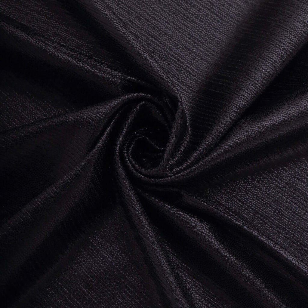 5 Pack Polyester 20"x20" Napkins Black Shimmer Sequin Dots - Luminous Cloth Napkins - Bell Racket Store