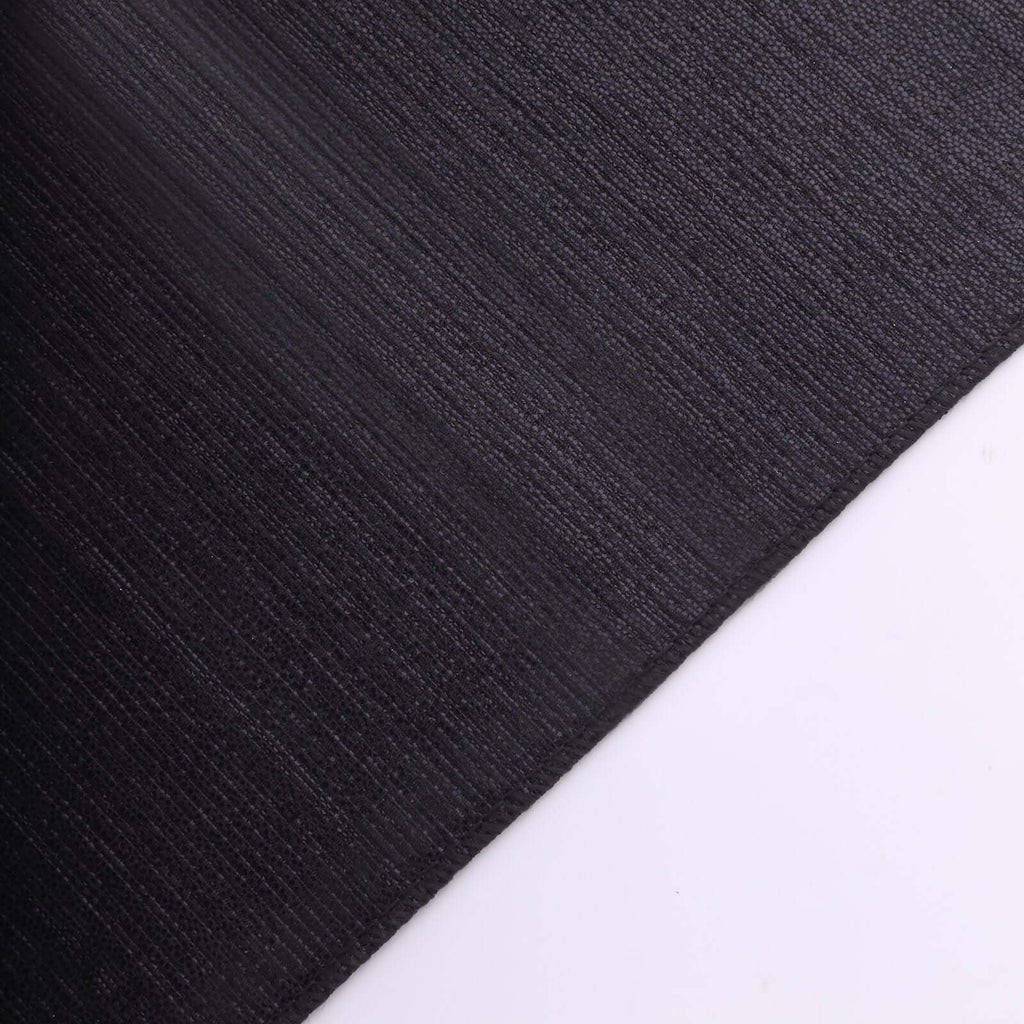 5 Pack Polyester 20"x20" Napkins Black Shimmer Sequin Dots - Luminous Cloth Napkins - Bell Racket Store