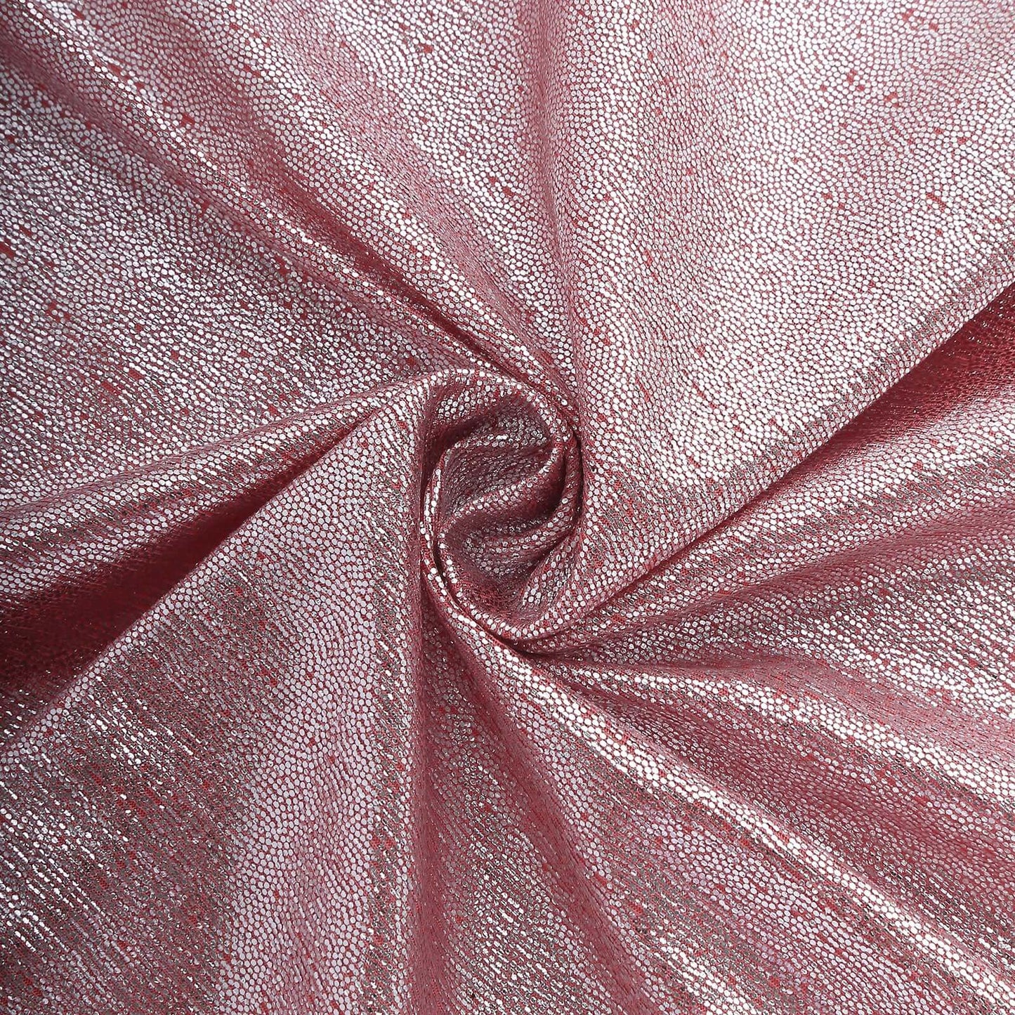 5 Pack Polyester 20"x20" Napkins Rose Gold Shimmer Sequin Dots - Luminous Cloth Napkins - Bell Racket Store