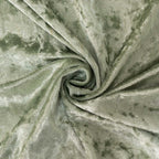 5 Pack Premium Crushed Velvet 20"x20" Napkins Sage Green - Rich & Textured Finish Dinner Napkins - Bell Racket Store