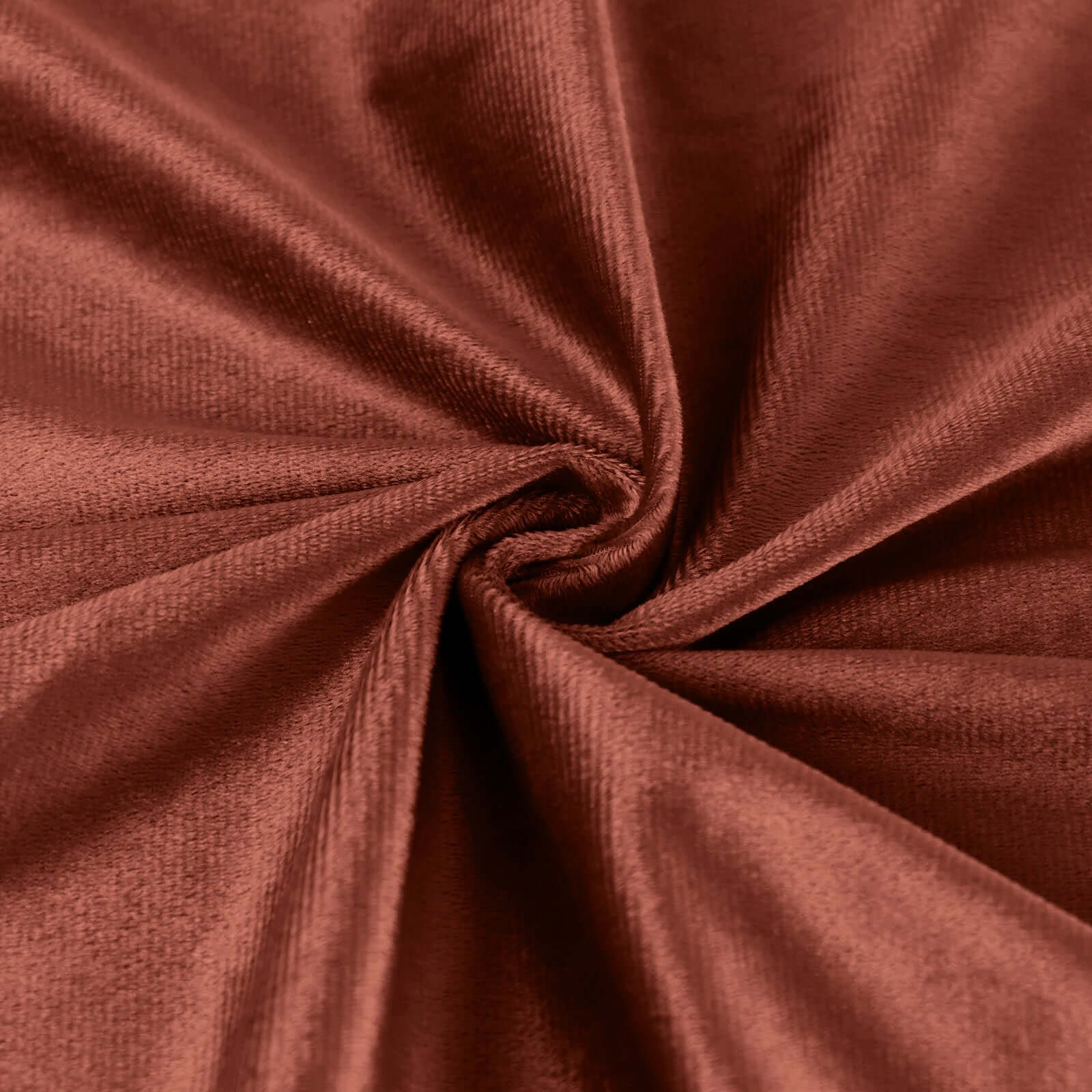 5 Pack Premium Velvet 20"x20" Napkins Terracotta (Rust) - Soft Sheen Finish Cloth Napkins - Bell Racket Store