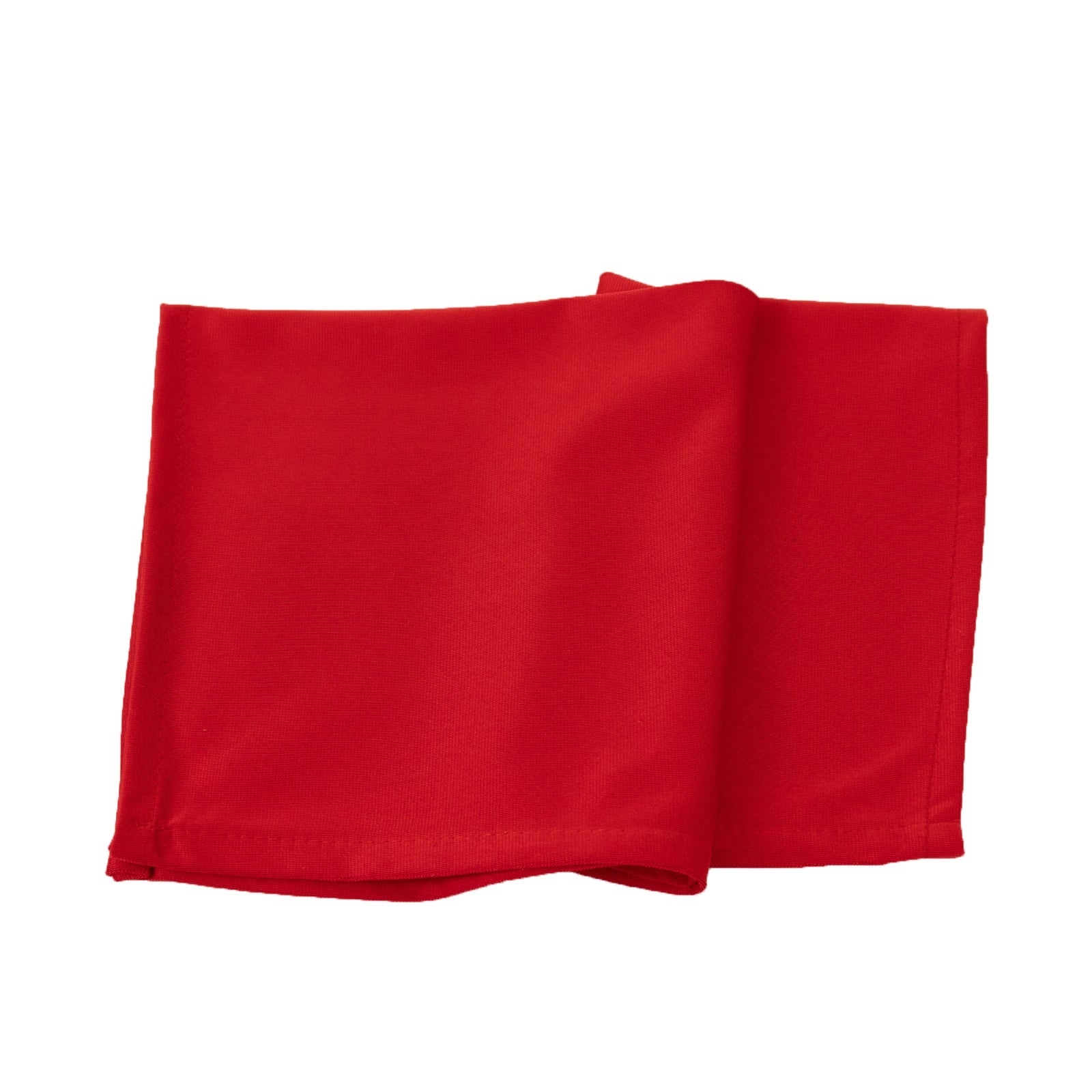 5 Pack Red Scuba Napkins â€“ 17"x17", Wrinkle - Free & Stain Resistant Cloth Napkins - Bell Racket Store