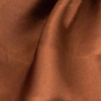 5 Pack Satin 20"x20" Napkins Cinnamon Brown - Luxurious Shine & Smooth Dinner Napkins - Bell Racket Store