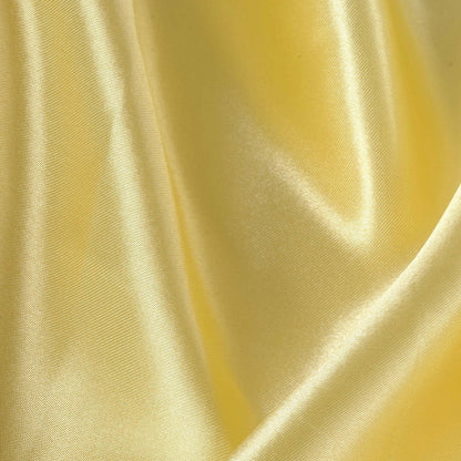 5 Pack Satin 20"x20" Napkins Yellow - Luxurious Shine & Smooth Dinner Napkins - NestOCart
