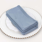 5 Pack Scuba 20"x20" Napkins Dusty Blue - Durable & Reusable Dinner Napkins - Bell Racket Store