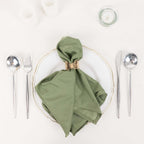 5 Pack Scuba 20"x20" Napkins Dusty Sage Green - Durable & Reusable Dinner Napkins - Bell Racket Store
