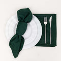 5 Pack Scuba 20"x20" Napkins Hunter Emerald Green - Durable & Reusable Dinner Napkins - Bell Racket Store