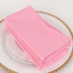 5 Pack Scuba 20"x20" Napkins Pink - Durable & Reusable Dinner Napkins - Bell Racket Store