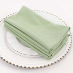5 Pack Scuba 20"x20" Napkins Sage Green - Durable & Reusable Dinner Napkins - Bell Racket Store
