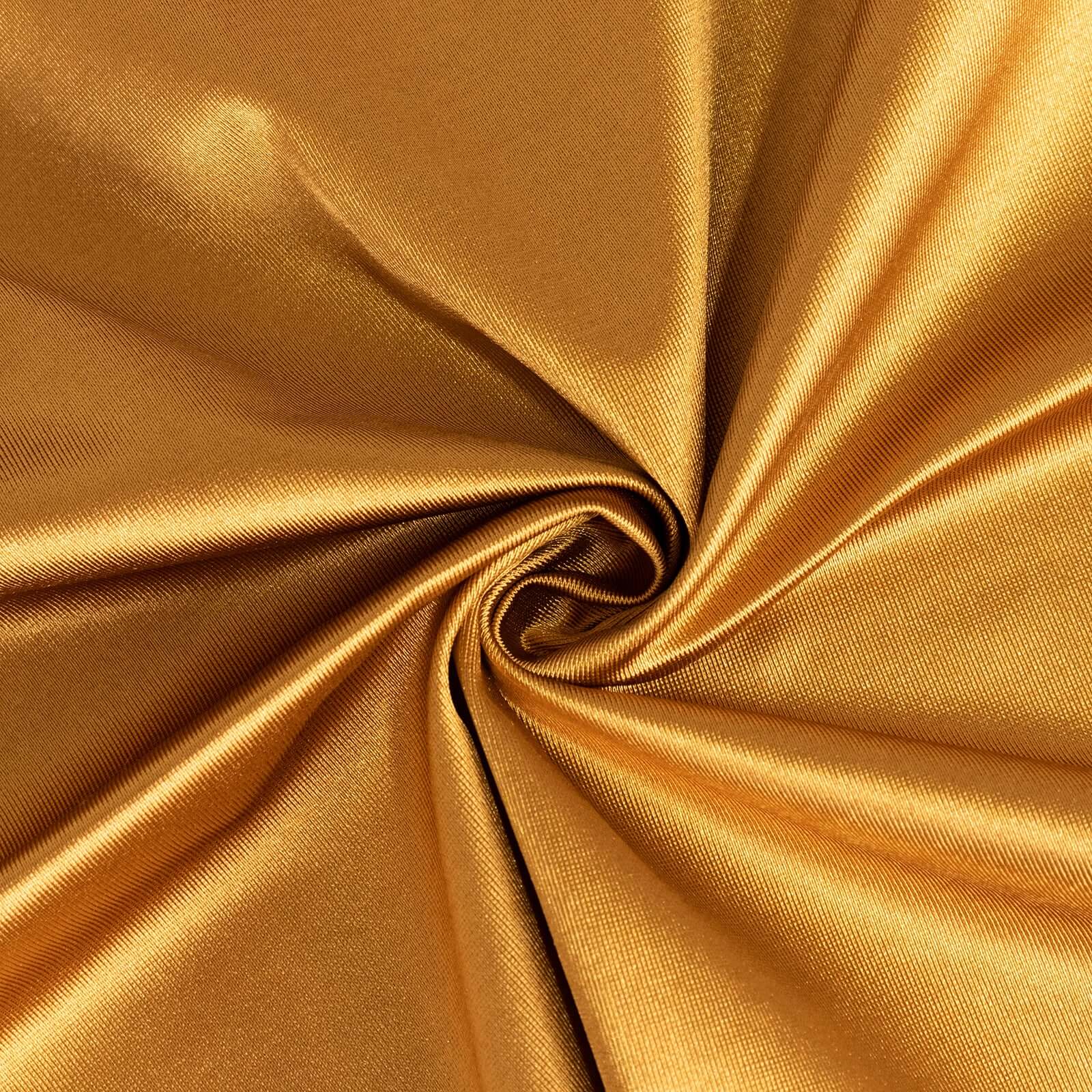 5 Pack Scuba 20"x20" Napkins Shimmer Gold - Dazzling Cloth Napkins for Casual or Fine Dining - Bell Racket Store