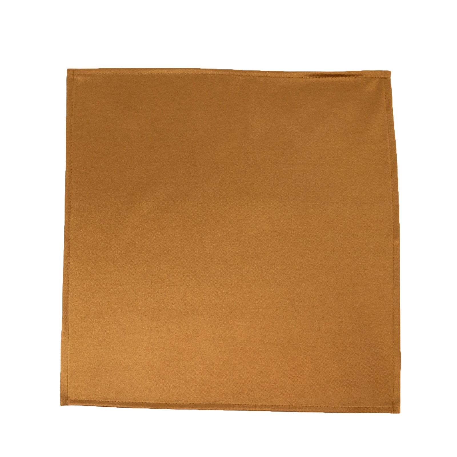 5 Pack Shimmer Gold Scuba Napkins â€“ 17"x17" Wrinkle - Free & Stain - Resistant Cloth Table Napkins - Bell Racket Store