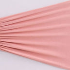 5 Pack Spandex Chair Sashes Dusty Rose Ruffled Style - Wide Easy to Use Stretch Chair Bands 8"x13" - Bell Racket Store