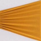 5 Pack Spandex Chair Sashes Gold Ruffled Style - Wide Easy to Use Stretch Chair Bands for Classy Wedding and Event Decor 8"x13" - Bell Racket Store