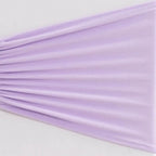 5 Pack Spandex Chair Sashes Lavender Lilac Ruffled Style - Wide Easy to Use Stretch Chair Bands 8"x13" - Bell Racket Store