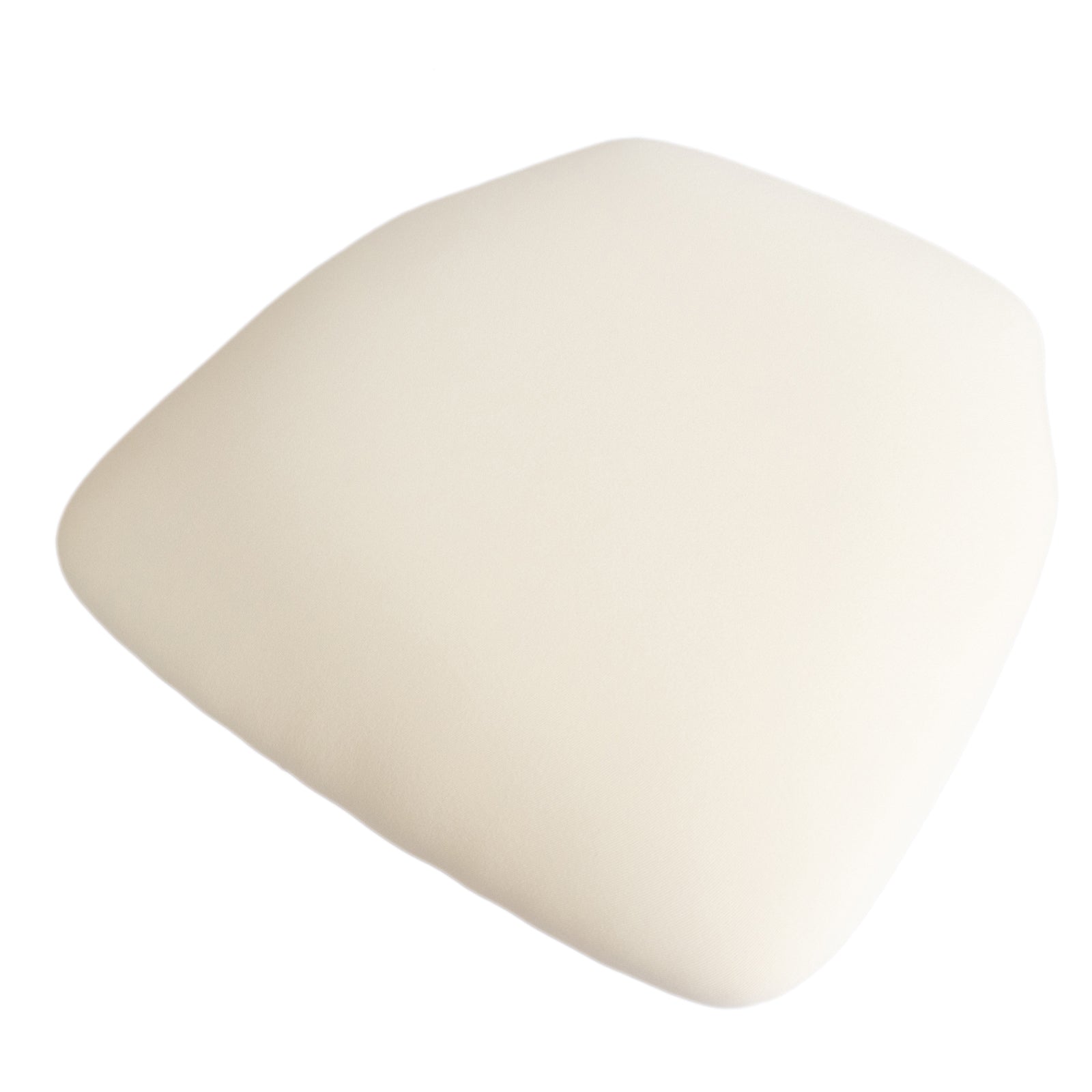 5 Pack Spandex Seat Pad Slipcovers for Chiavari Chairs Ivory - Washable Stretch Fitted Design for Dining Chairs - Bell Racket Store