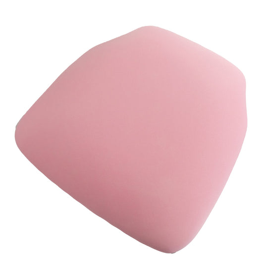 5 Pack Spandex Seat Pad Slipcovers for Chiavari Chairs Pink - Washable Stretch Fitted Design for Dining Chairs - Bell Racket Store