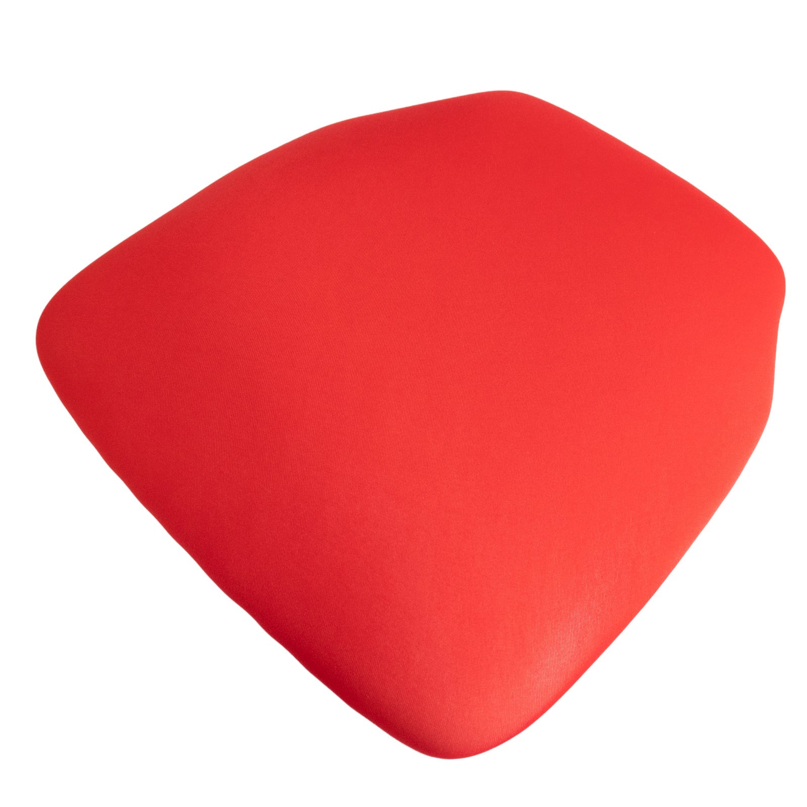 5 Pack Spandex Seat Pad Slipcovers for Chiavari Chairs Red - Washable Stretch Fitted Design for Dining Chairs - Bell Racket Store