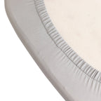 5 Pack Spandex Seat Pad Slipcovers for Chiavari Chairs Silver - Washable Stretch Fitted Design for Dining Chairs - Bell Racket Store