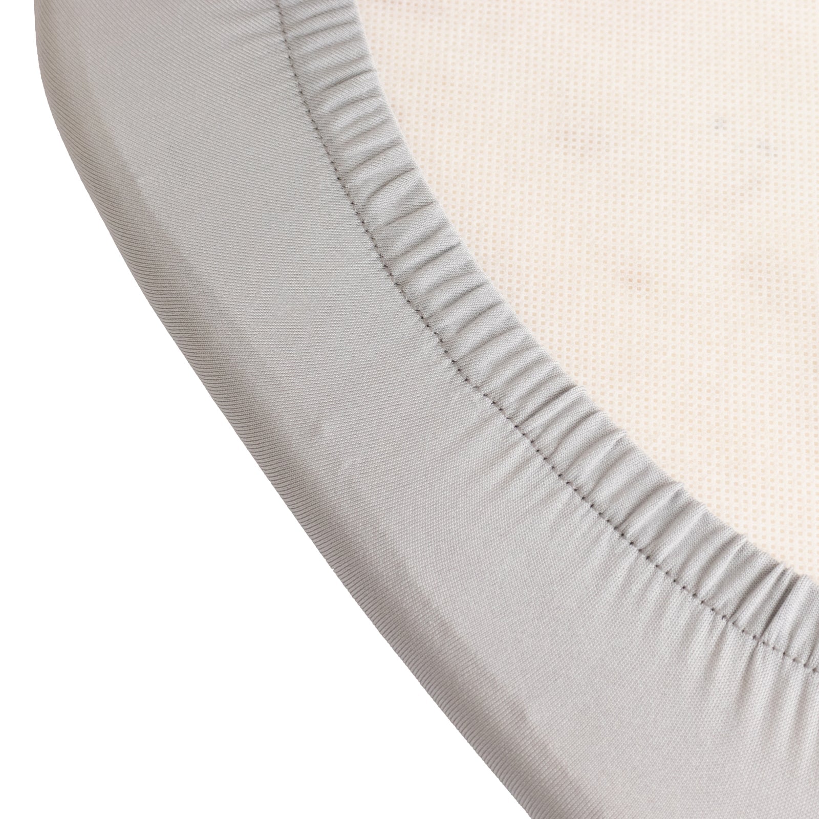 5 Pack Spandex Seat Pad Slipcovers for Chiavari Chairs Silver - Washable Stretch Fitted Design for Dining Chairs - Bell Racket Store