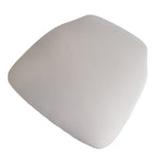 5 Pack Spandex Seat Pad Slipcovers for Chiavari Chairs Silver - Washable Stretch Fitted Design for Dining Chairs - Bell Racket Store