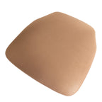 5 Pack Spandex Seat Pad Slipcovers for Chiavari Chairs Taupe - Washable Stretch Fitted Design for Dining Chairs - Bell Racket Store