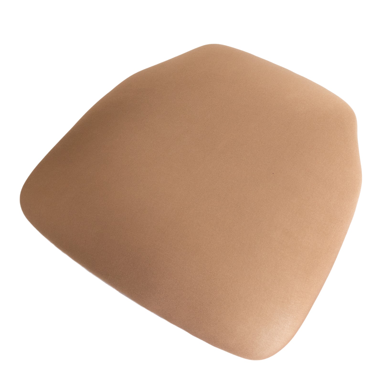 5 Pack Spandex Seat Pad Slipcovers for Chiavari Chairs Taupe - Washable Stretch Fitted Design for Dining Chairs - Bell Racket Store