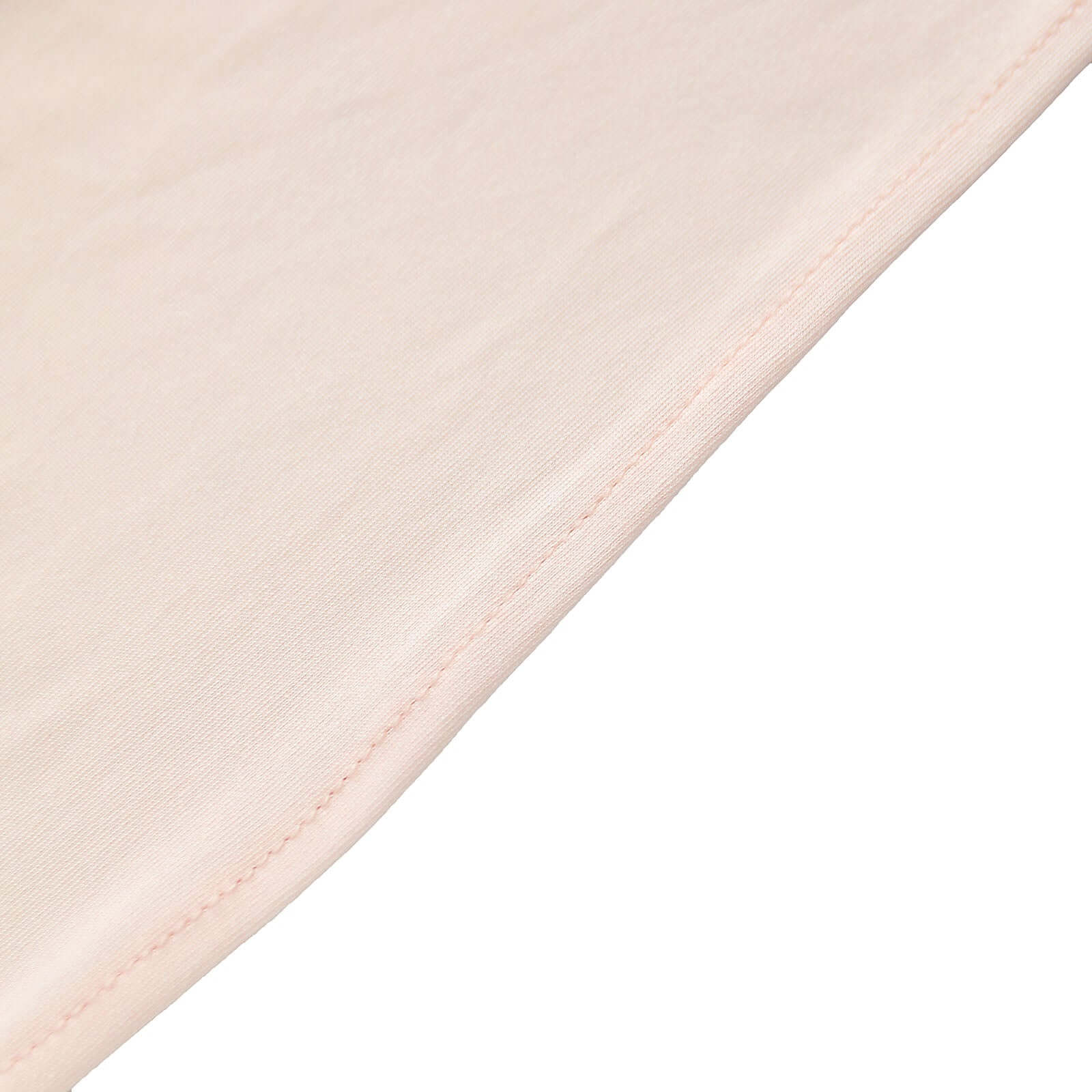 5 Pack Stretch Spandex Chair Sashes Blush - Reusable Chair Bands with Silver Diamond Ring Slide Buckle 5"x14" - Bell Racket Store