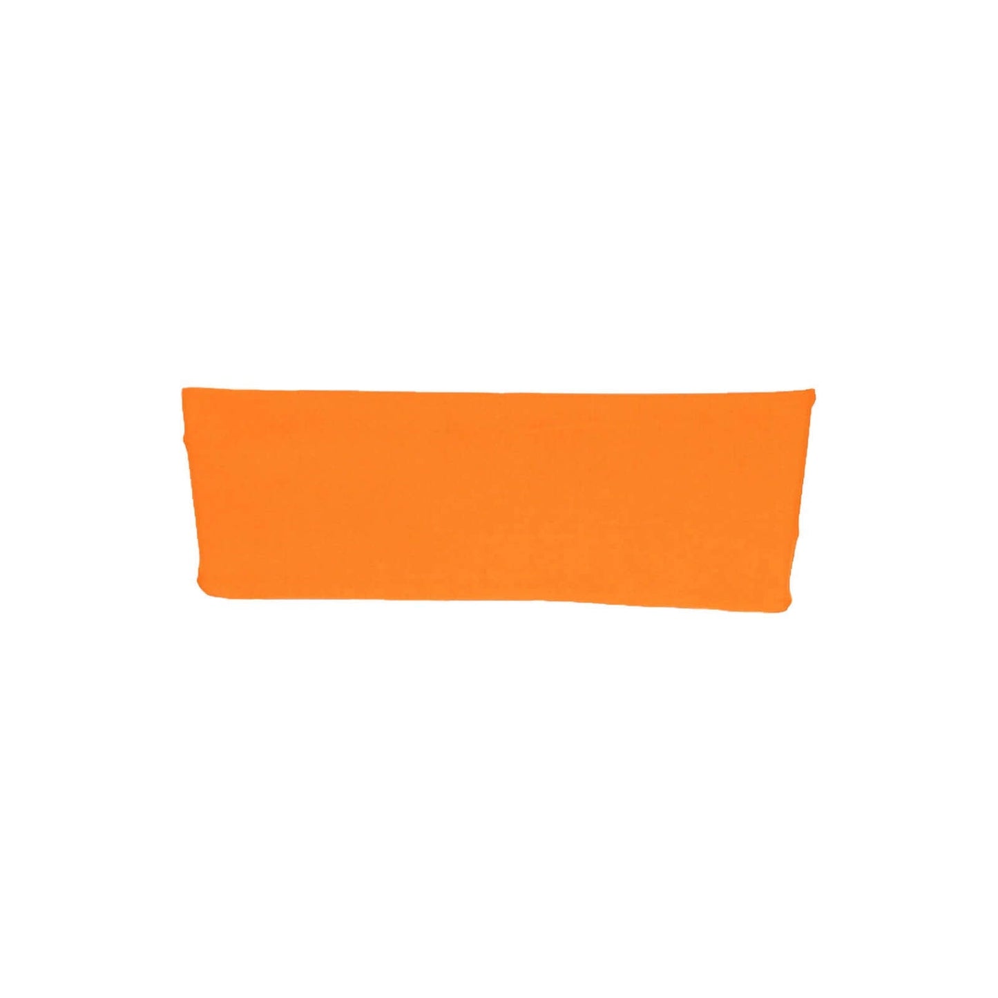 5 Pack Stretch Spandex Chair Sashes Orange - Fitted Finish Two Ply Heavy Duty Chair Bands 5"x12" - NestOCart