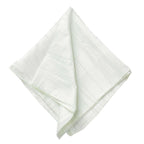 5 Pack Taffeta 20"x20" Napkins Ivory - Accordion Crinkle Dinner Napkins