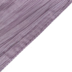 5 Pack Taffeta 6"x106" Chair Sashes Violet Amethyst Accordion Crinkle Texture - Stylish Decor for Weddings & Gatherings - Bell Racket Store