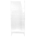 5 - Tier Acrylic Champagne Wall Glass Holder Clear, 40 Stemware Rack Cocktail Display Drink Organizer for Classy Events & Banquets 5ft - Bell Racket Store