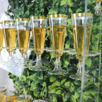 5 - Tier Acrylic Champagne Wall Glass Holder Clear, 40 Stemware Rack Cocktail Display Drink Organizer for Classy Events & Banquets 5ft - Bell Racket Store