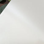 50 Pack 13" Round Disposable Paper Placemats â€“ Pearl White Cardboard Dining Table Mats, 120 GSM - Bell Racket Store