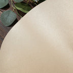 50 Pack 13" Round Disposable Paper Placemats â€“ Taupe Cardboard Dining Table Mats, 120 GSM - Bell Racket Store