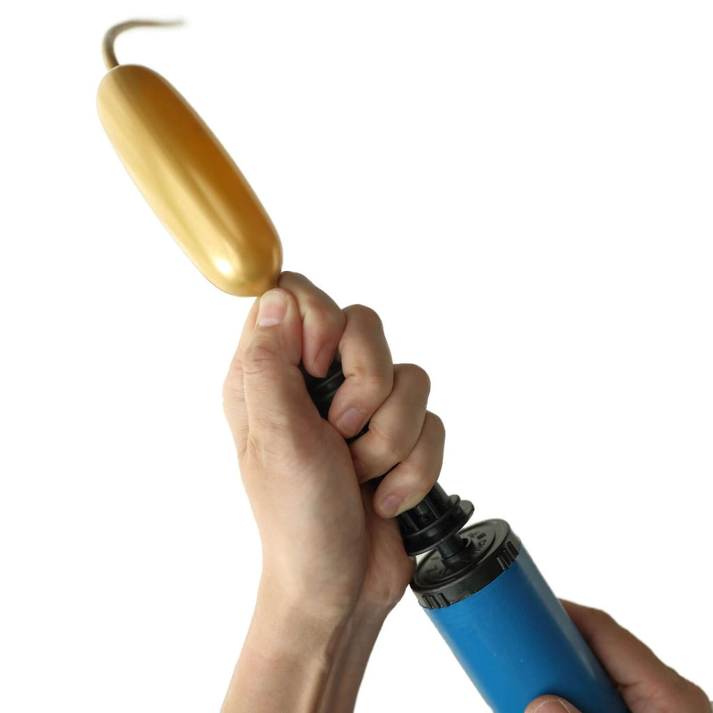 50 Pack Assorted Metallic Gold Long Latex Balloons For Twisting Magic, Animal Modelling Party Balloons - Bell Racket Store