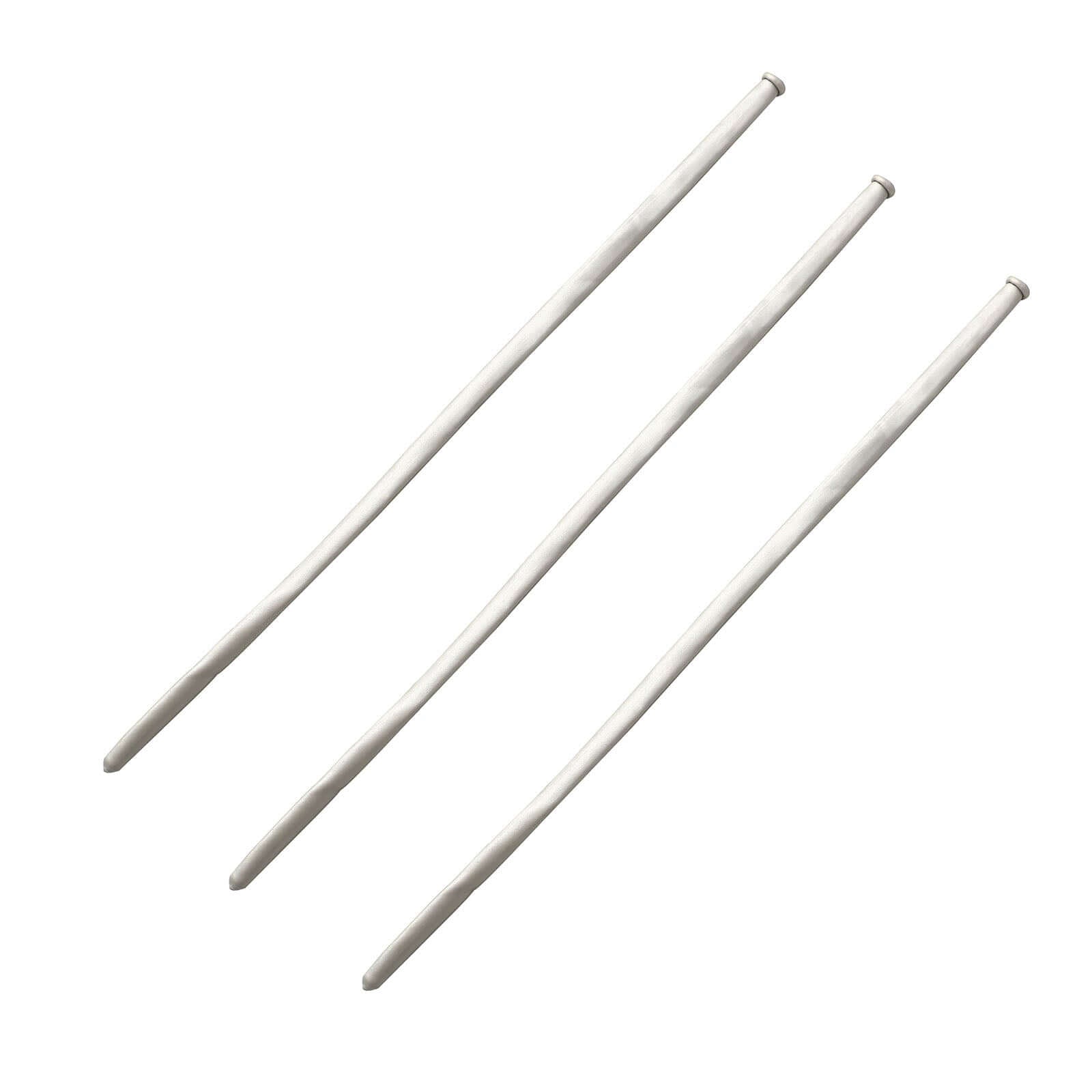 50 Pack Assorted Metallic Silver Long Latex Balloons For Twisting Magic, Animal Modelling Party Balloons - Bell Racket Store