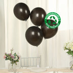 50 Pack Black Biodegradable Balloons, 12" Thickened Extra Strong Eco - friendly Latex Helium Party Balloons - Bell Racket Store