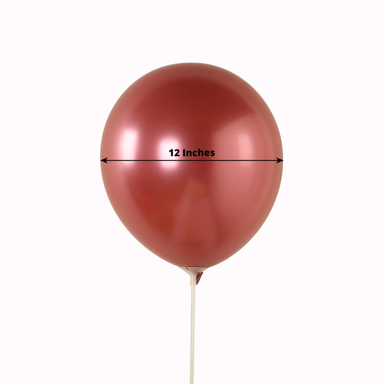 50 Pack Chrome Pink Biodegradable Latex Balloons 12", Thick Eco Friendly Metallic Party Balloons - Bell Racket Store