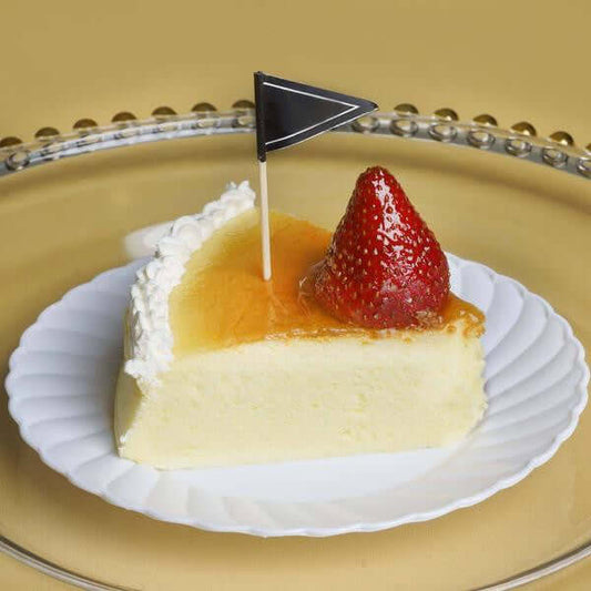 50 - Pack Cupcake Topper Picks Black Triangle Flag Design - Food and Cocktail Decorations for Celebrations 3" - NestOCart