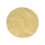 50 Pack Disposable Metallic Gold Placemats, 13" Non - Woven Mesh Fiber Round Table Mats for Dining & Events - Bell Racket Store