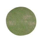 50 Pack Disposable Olive Green Placemats, 13" Non - Woven Mesh Fiber Round Table Mats for Dining & Events - Bell Racket Store