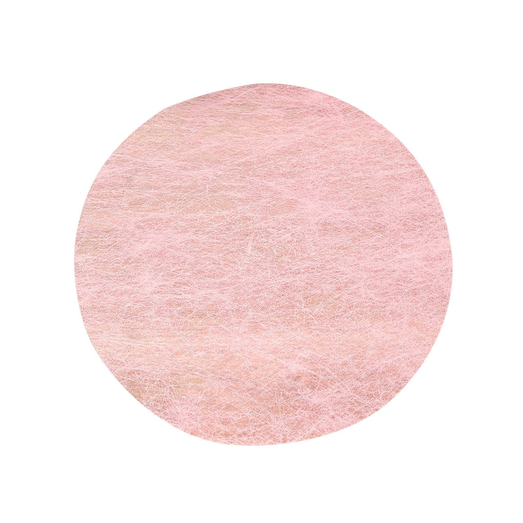 50 Pack Disposable Pink Placemats, 13" Non - Woven Mesh Fiber Round Table Mats for Dining & Events - Bell Racket Store