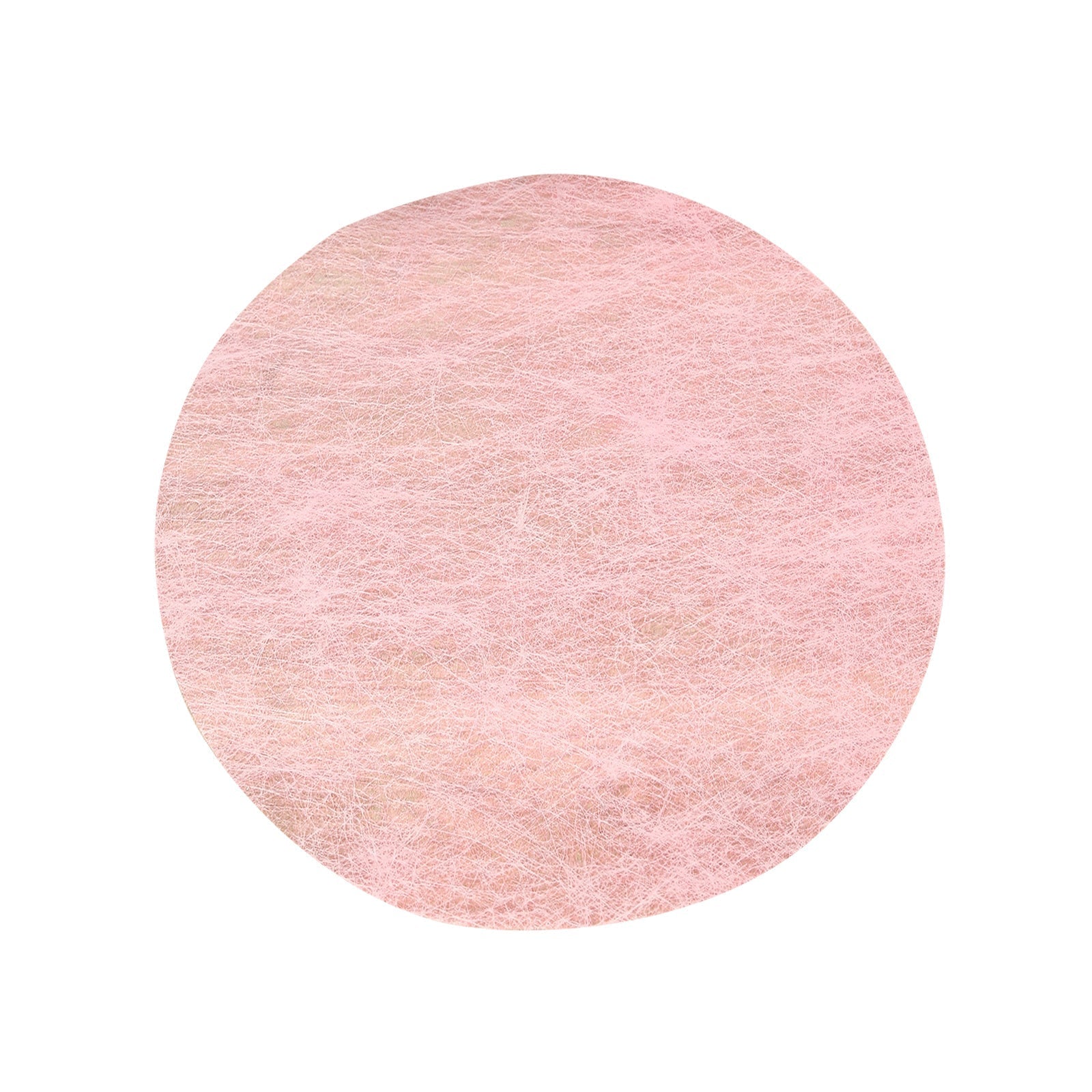 50 Pack Disposable Pink Placemats, 13" Non - Woven Mesh Fiber Round Table Mats for Dining & Events - Bell Racket Store