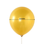50 Pack Gold Biodegradable Balloons, 12" Thickened Extra Strong Eco - friendly Latex Helium Party Balloons - Bell Racket Store