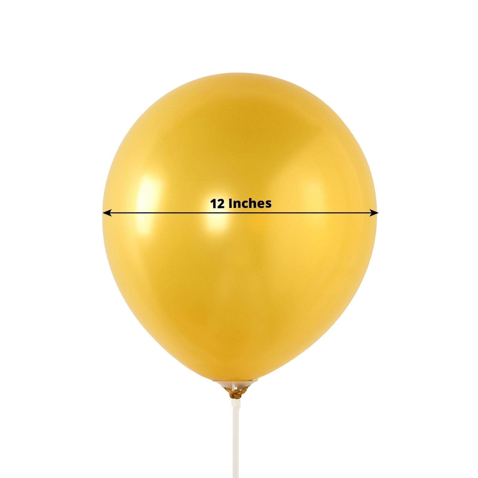 50 Pack Gold Biodegradable Balloons, 12" Thickened Extra Strong Eco - friendly Latex Helium Party Balloons - Bell Racket Store